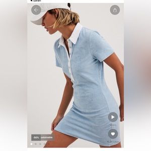 Josefine HJ x NA-KD terry dress